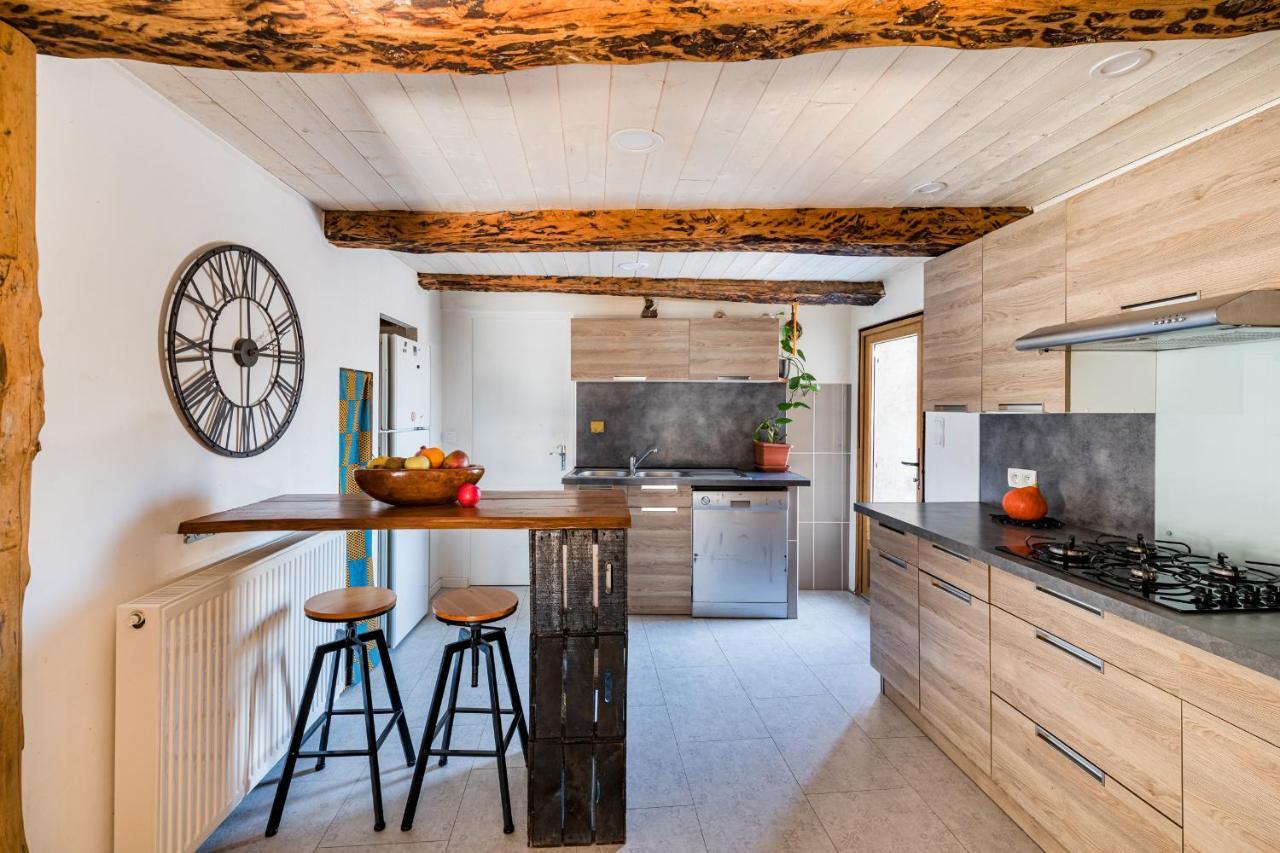 Maison avec vue splendide, au calme Sigottier Extérieur photo